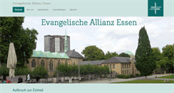 Desktop Screenshot of evangelische-allianz-essen.de